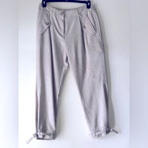 Reiss 80% Wool 18% Silk 2%Elastane cargo pant SIZE 8 NWOT